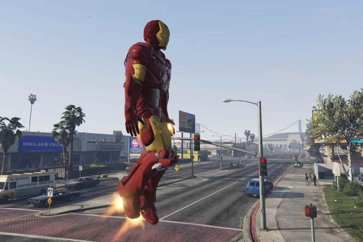 Un ottimo esempio di mod: Iron Man in GTA 5