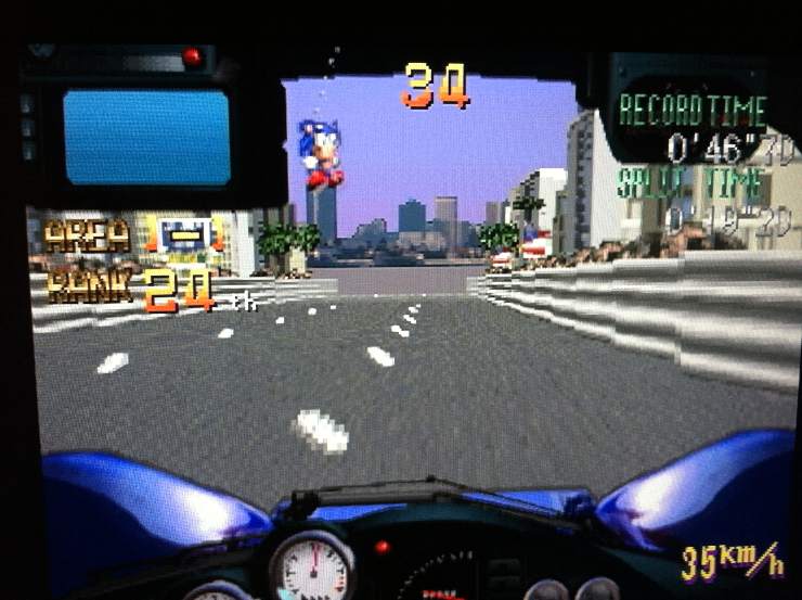 La prima apparizione di Sonic è avvenuta in Rad Mobile